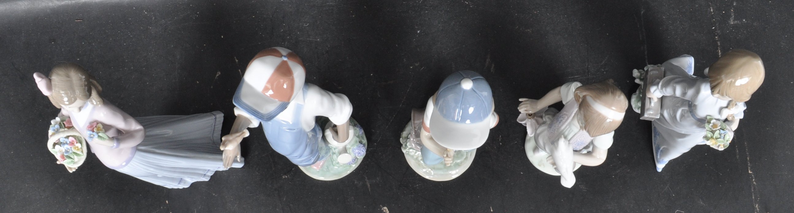 COLLECTION OF FIVE SPANISH LLADRO CERAMIC PORCELAIN FIGURINES - Image 5 of 6