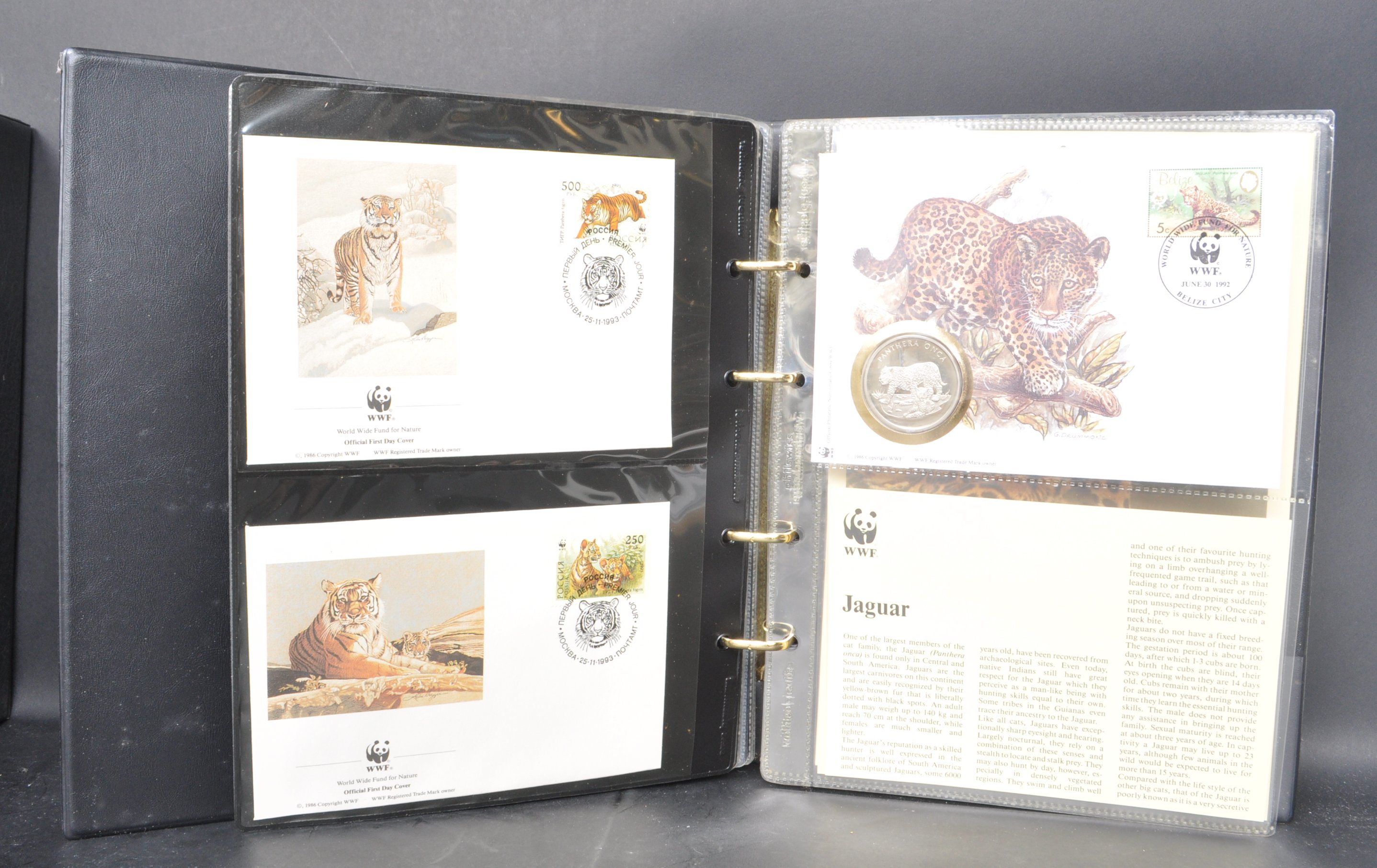 SIX ALBUMS OF WWF SPECIAL ISSUE STAMPS - Image 7 of 10