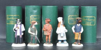 ROBERT HARROP - COUNTRY COMPANIONS / DOGGIE PEOPLE COLLECTION OF FIGURINES