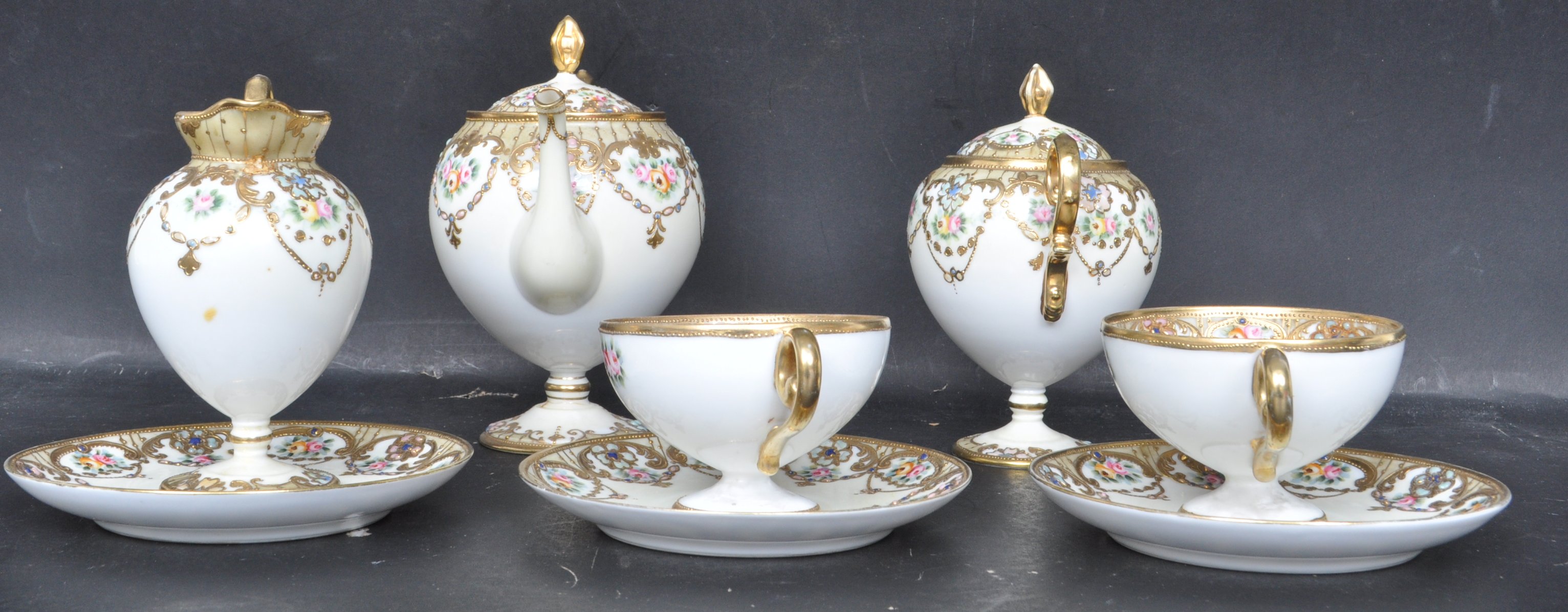 1920S NORITAKE TEA FOR TWO SERVICE - Image 2 of 6