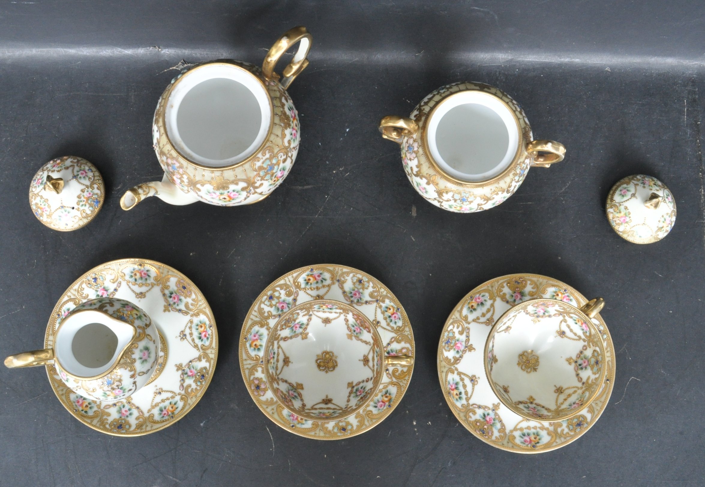 1920S NORITAKE TEA FOR TWO SERVICE - Image 5 of 6