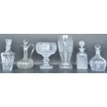 COLLECTION OF VINTAGE CRYSTAL CUT GLASS