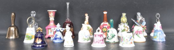 COLLECTION OF VINTAGE PORCELAIN CHINA BELLS