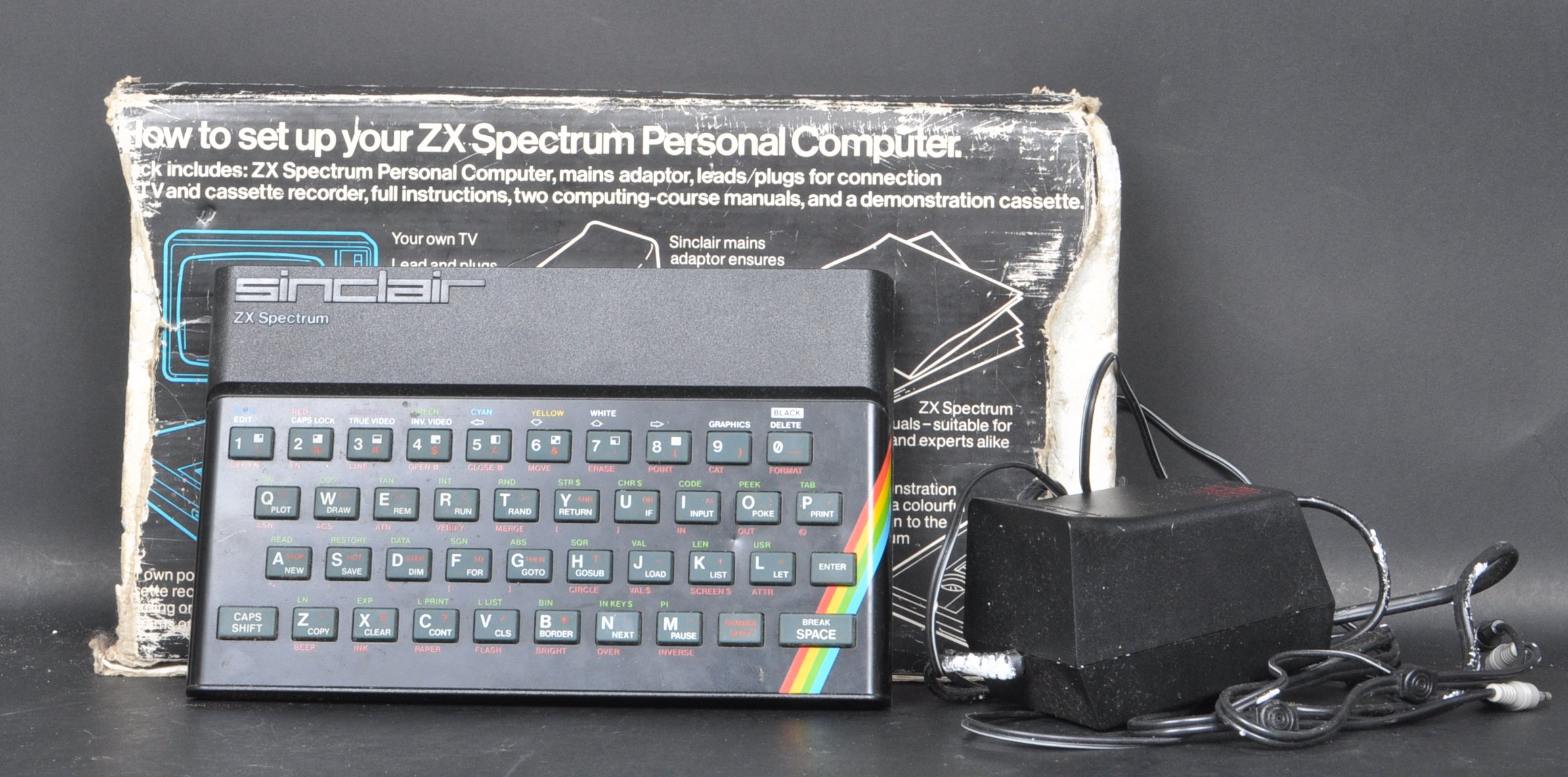 RETRO VINTAGE ZX PERSONAL SPECTRUM COMPUTER