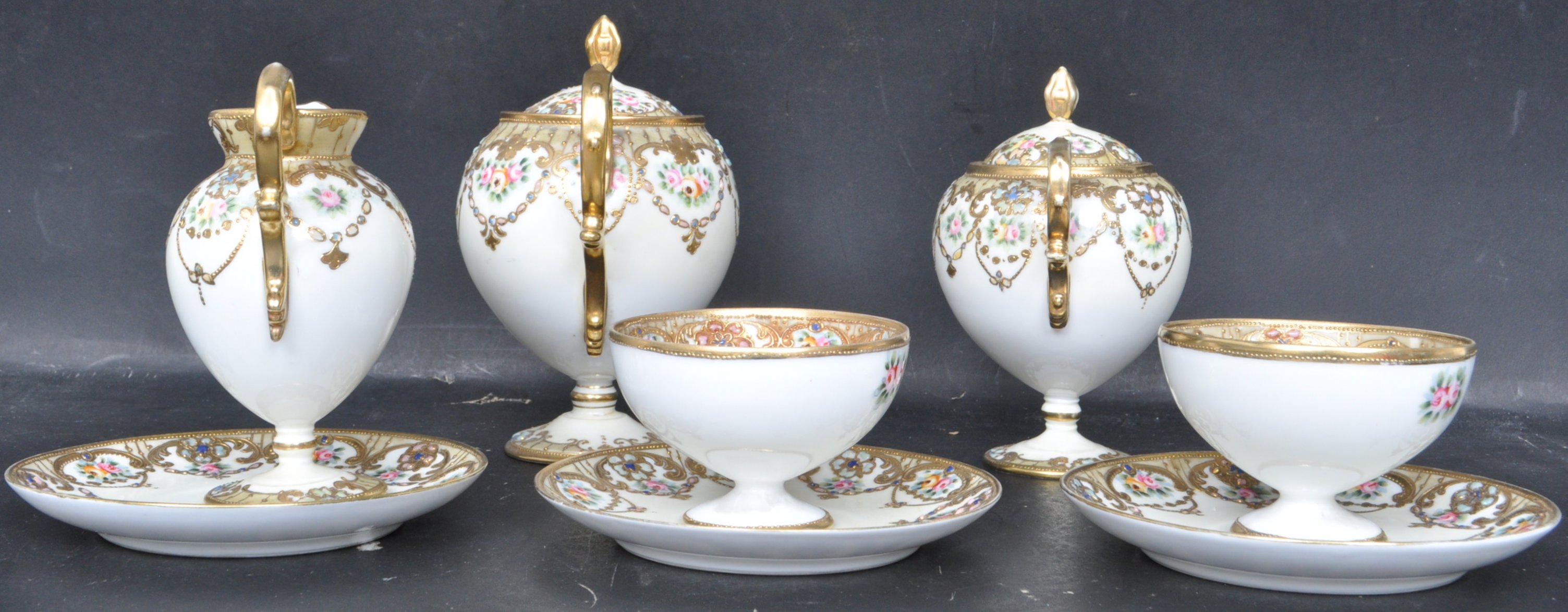 1920S NORITAKE TEA FOR TWO SERVICE - Image 4 of 6