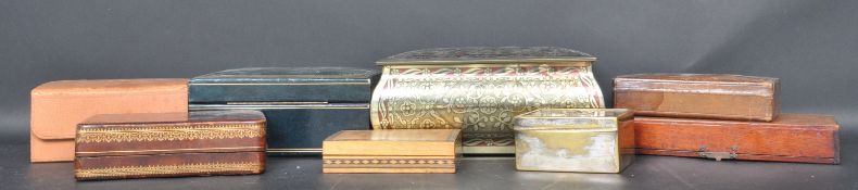 COLLECTION OF VINTAGE 20TH CENTURY JEWELLERY BOXES