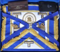 COLLECTION OF VINTAGE 20TH CENTURY MASONIC REGALIA