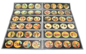 COLLECTION OF 12 20TH CENTURY MAGIC LANTERN SLIDES