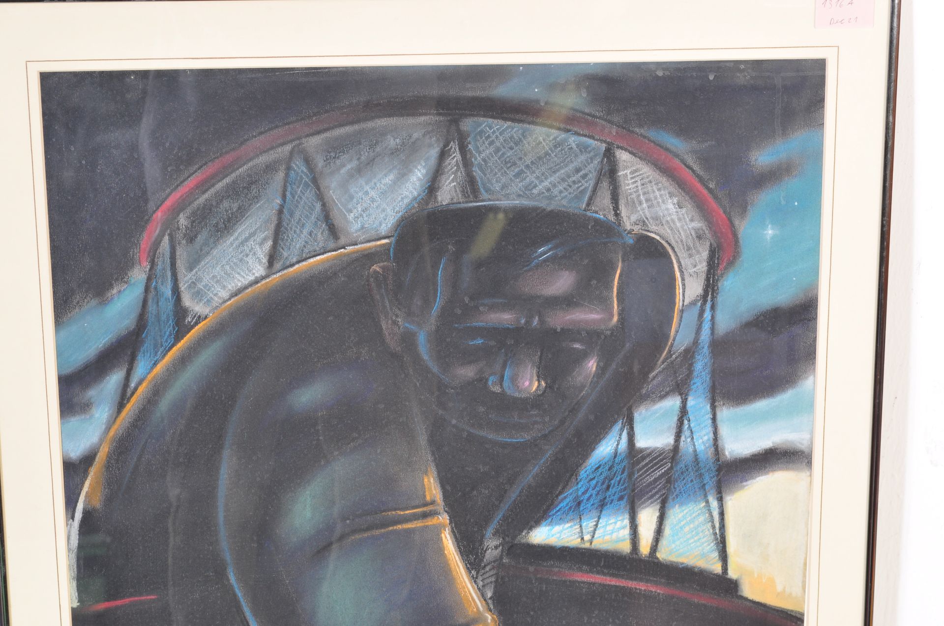 LIGHTHOUSE KEEPER BY BLAIR ANDERSON - 1960’S PASTEL PAINTING - Image 2 of 4