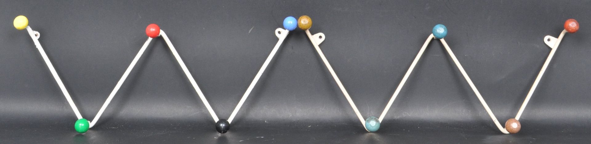 TWO RETRO VINTAGE 20TH CENTURY ATOMIC COAT HANGERS