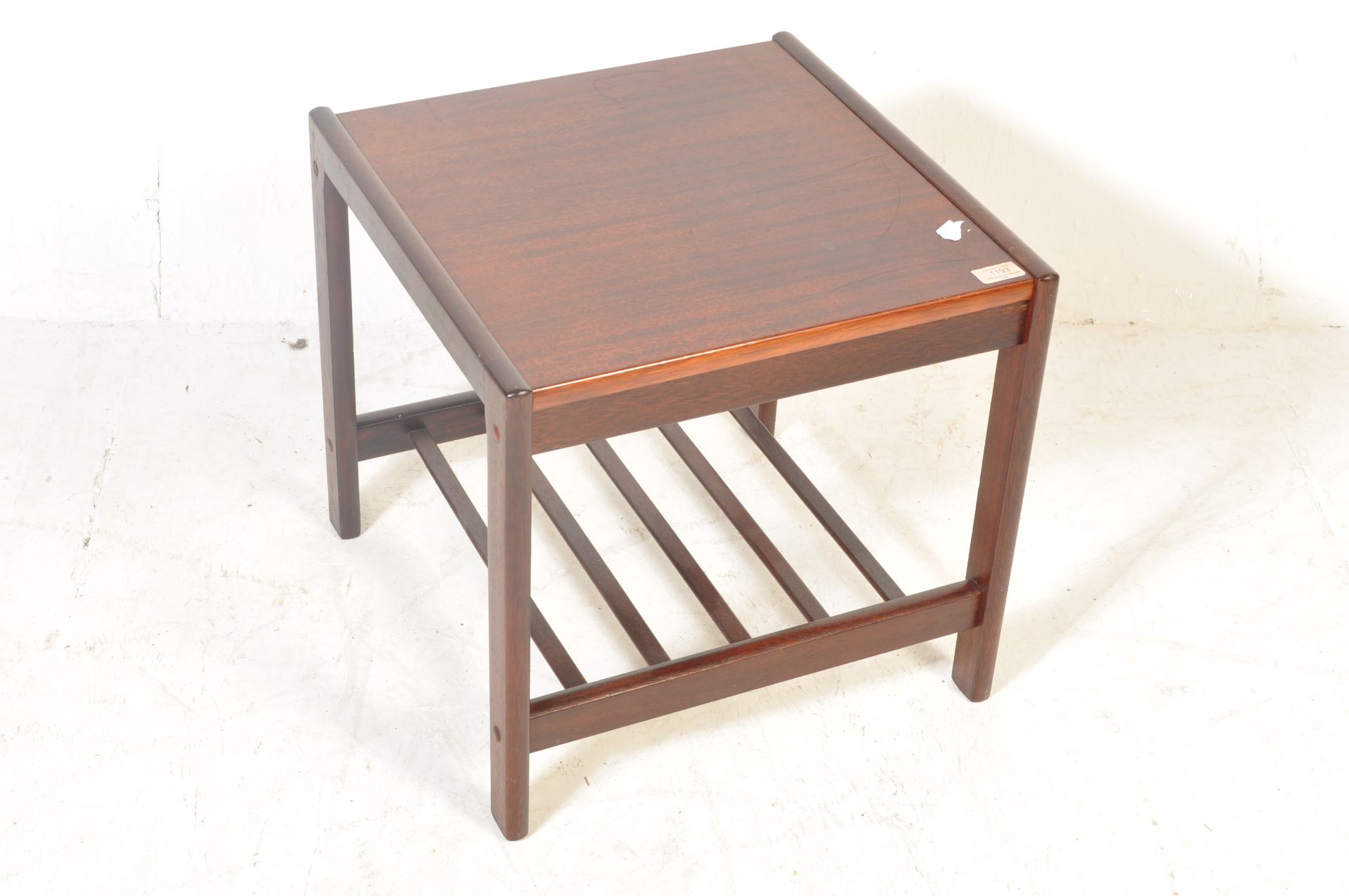 DANISH TEAK WOOD SIDE TABLE BY BRDR. FURBO - Image 2 of 4