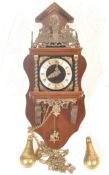 VINTAGE 20TH CENTURY DUTCH STAART WALL CLOCK NU ELCK SYN SIN