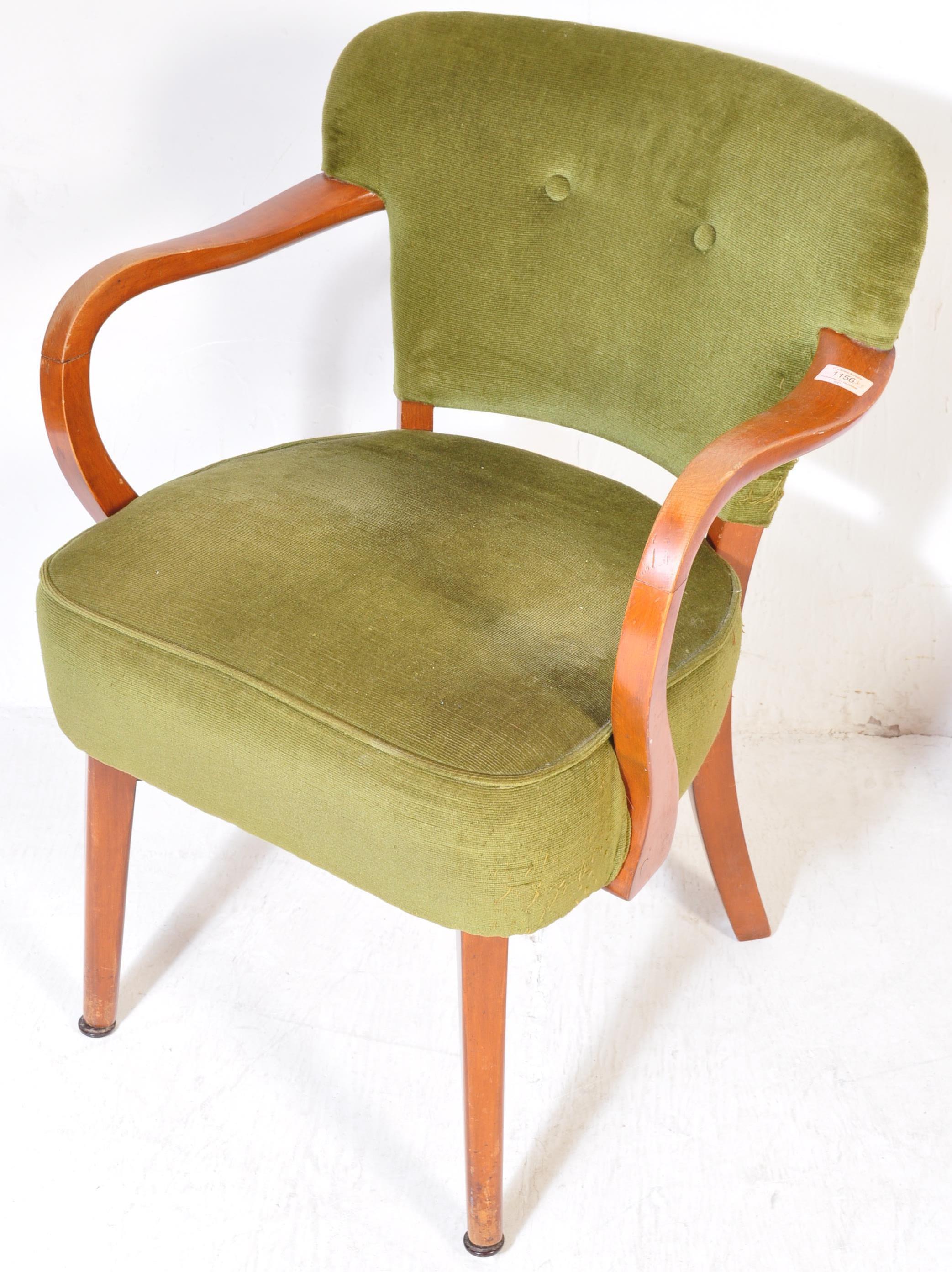 CIRCA 1930’S ARMCHAIR / OFFICE CHAIR / DESK CHAIR - Image 2 of 6