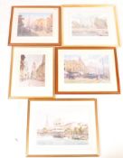 GROUP OF THREE FRANK SHIPSIDES LIMITED EDITION PRINTS AND ERIC BOTOMLEY PRINTS