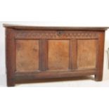 18TH CENTURY ENGLISH OAK COFFER CHEST