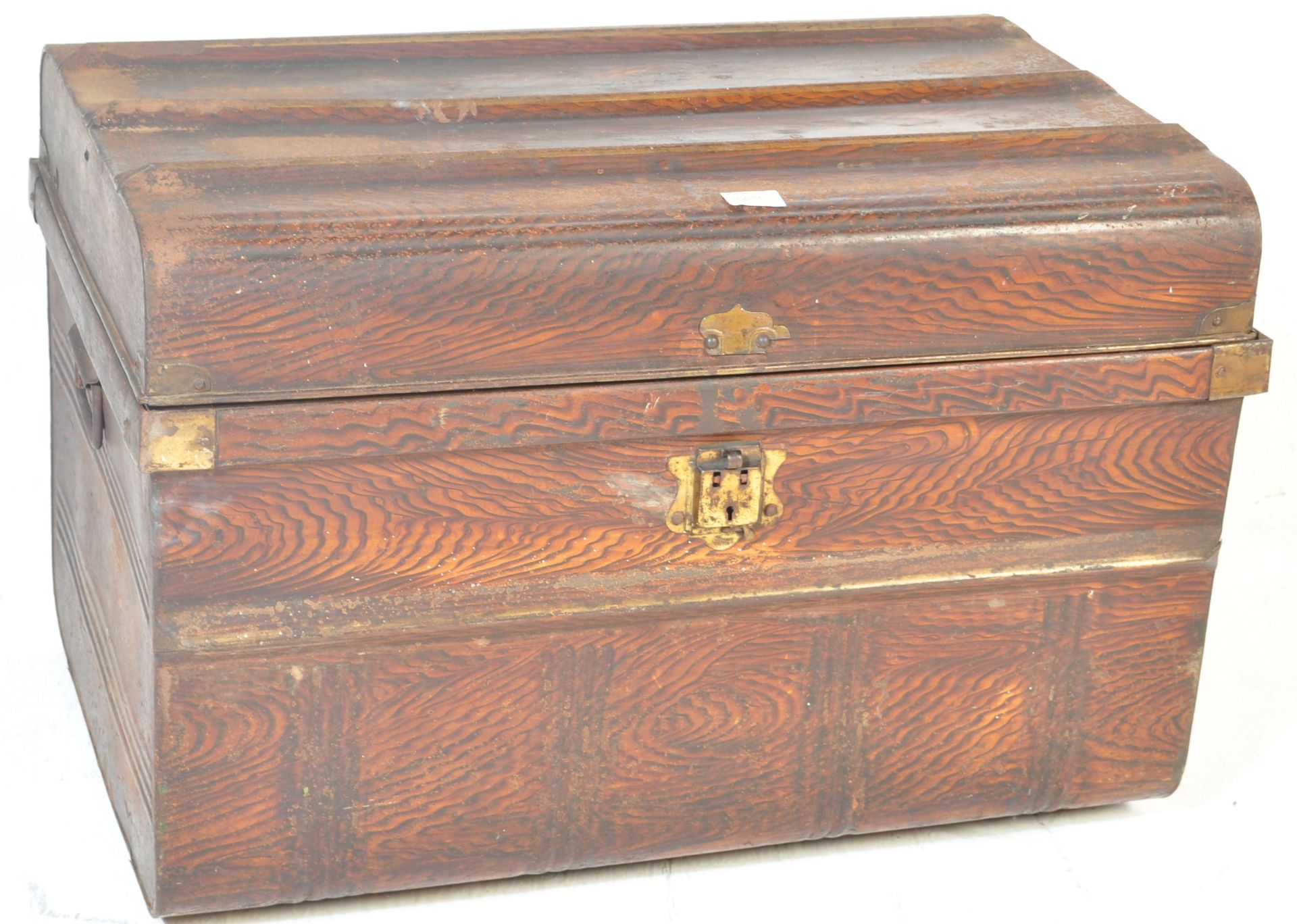 RETRO VINTAGE INDUSTRIAL MID 20TH CENTURY TRUNK