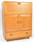 ERCOL MODEL 469 - BEECH WOOD SERVING CABINET