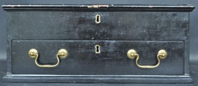 19TH CENTURY GEORGE III DESK TOP BOX