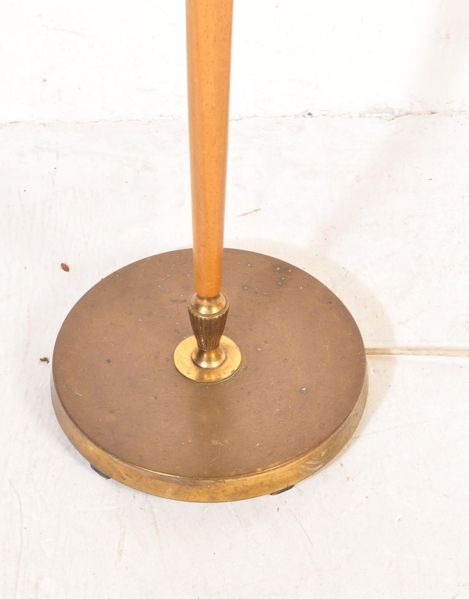 RETRO VINTAGE MID 20TH CENTURY TEAKWOOD STANDARD LAMP - Image 5 of 5