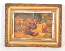 19TH CENTURY VICTORIAN OIL ON CANVAS PAINTING BY NEWTON JONES