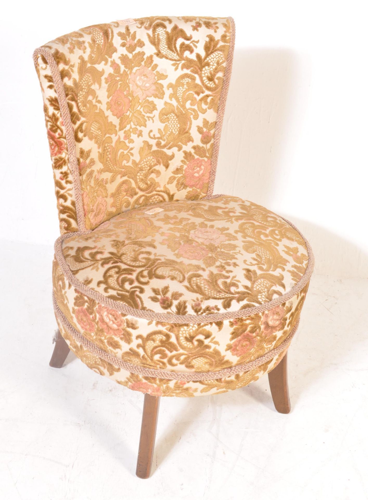 CIRCA 1930S COCKTAIL / BOUDOIR CHAIR - Image 2 of 5