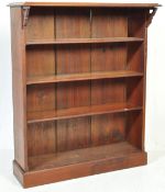 19TH CENTURY VICTORIAN MAHOGANY OPENED FACED BOOKCASE