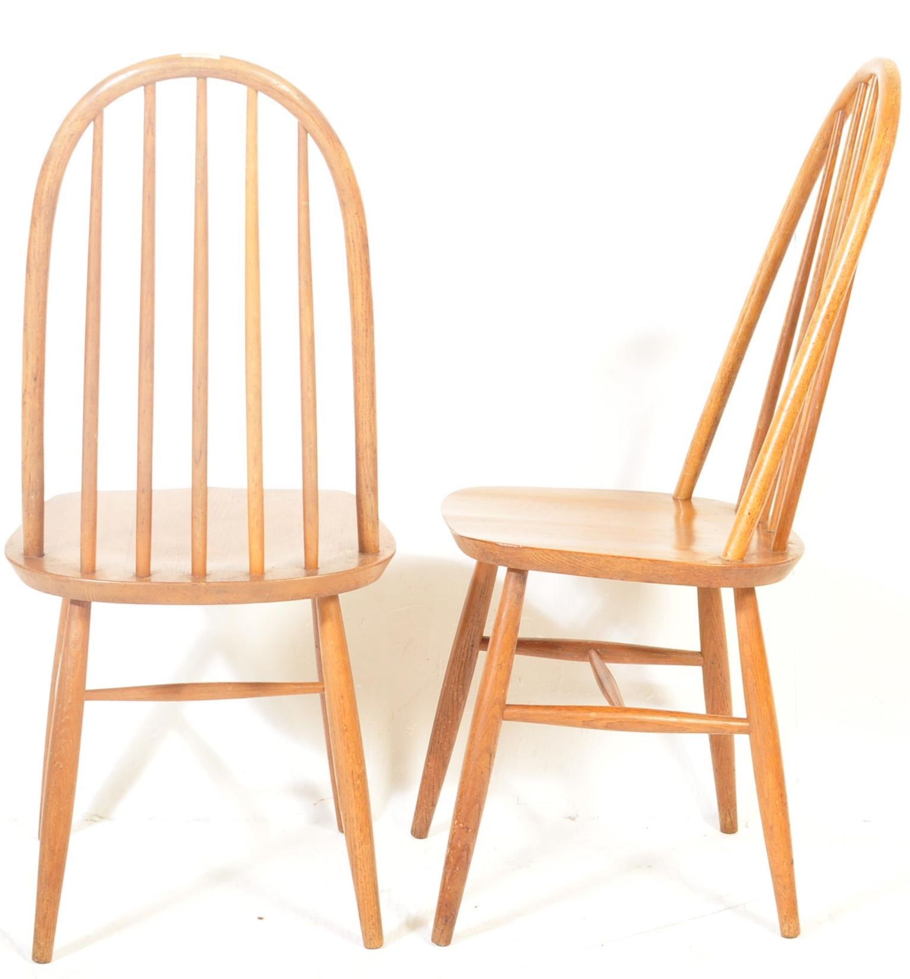 SET OF FOUR RETRO VINTAGE 20TH CENTURY ERCOL STYLE CHAIRS - Image 6 of 6