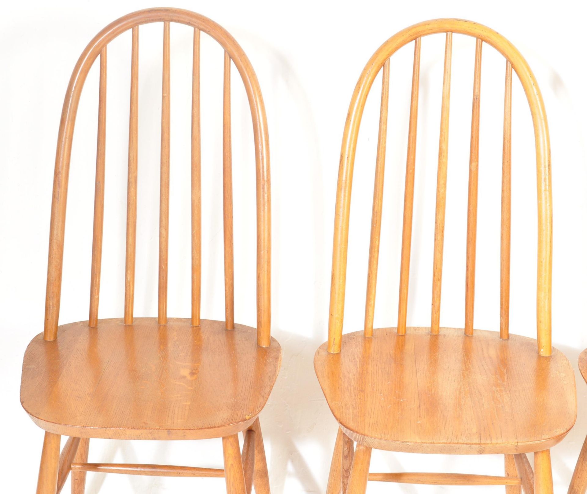 SET OF FOUR RETRO VINTAGE 20TH CENTURY ERCOL STYLE CHAIRS - Image 3 of 6