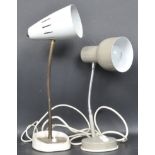 TWO RETRO VINTAGE MID 20TH CENTURY DESKTOP LAMPS