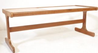 BRITISH MODERN DESIGN - GPLAN TEAK AND TILE COFFEE TABLE