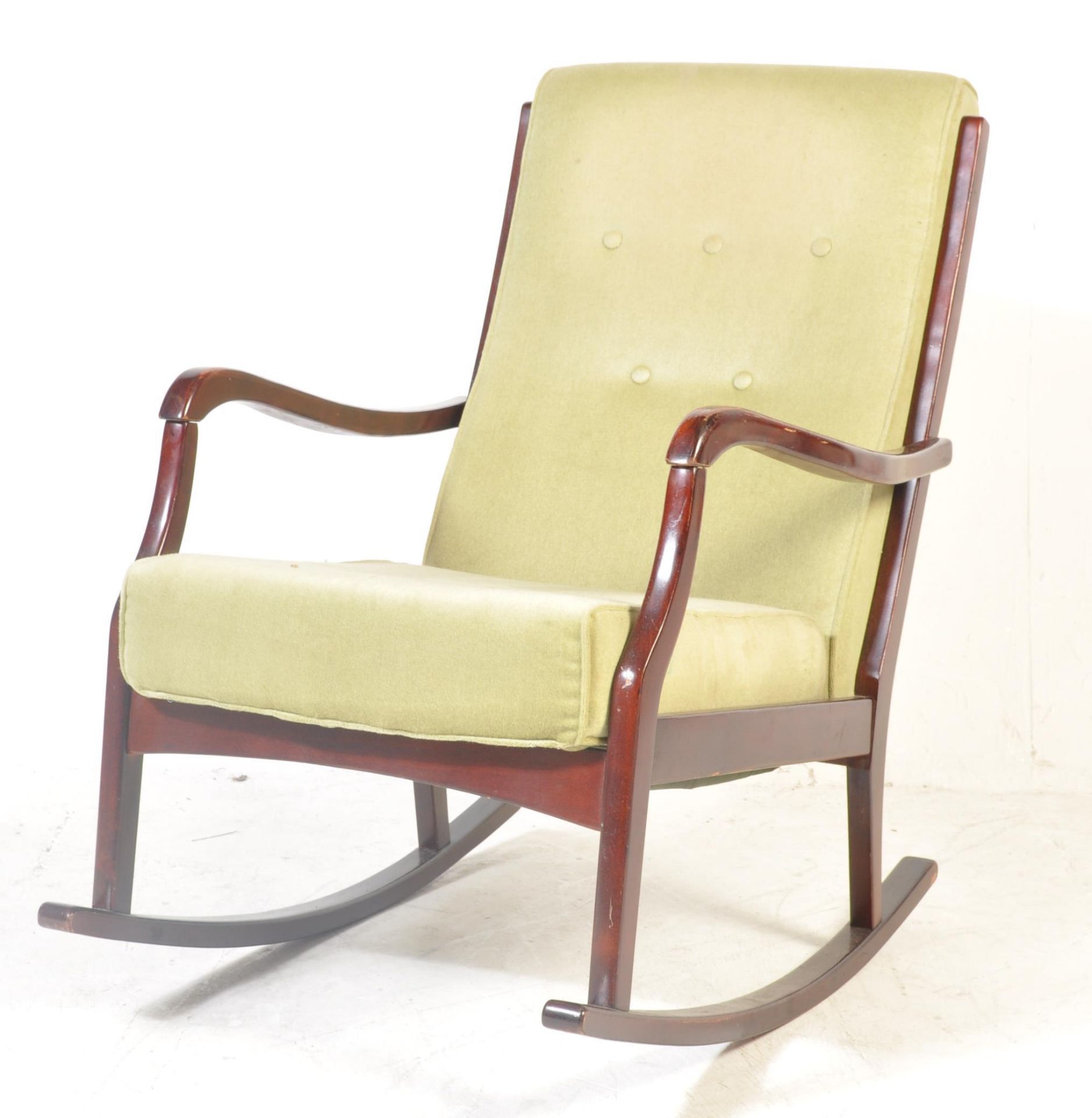 MID 20TH CENTURY ROCKING CHAIR / ARMCHAIR