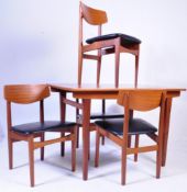 NATHAN FURNITURE - MID CENTURY TEAK WOOD DINING ROOM SUITE