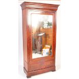 19TH CENTURY FRENCH MAHOGANY ARMOIRE / WARDROBE