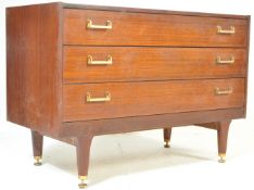 E GOMME - BRITISH MODERN DESIGN - RETRO VINTAGE MID 20TH CENTURY CHEST OF DRAWERS