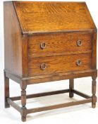 20TH CENTURY JACOBEAN REVIVAL OAK BUREAU / DESK