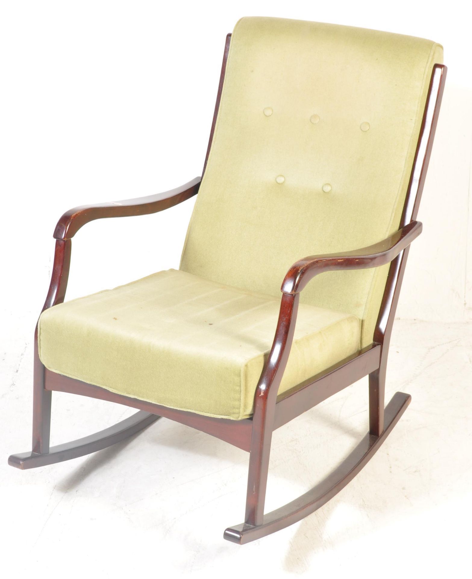 MID 20TH CENTURY ROCKING CHAIR / ARMCHAIR - Image 2 of 7