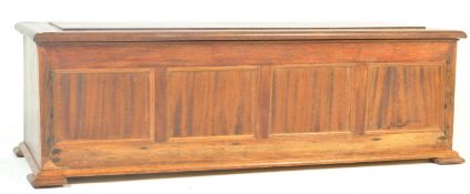 VINTAGE 20TH CENTURY HARDWOOD COFFER