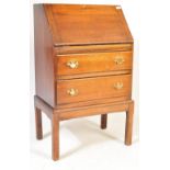 1920'S SOLID OAK LADIES WRITING BUREAU DESK