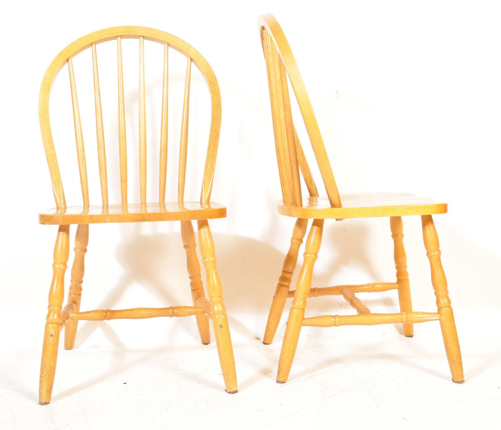 SET OF FOUR FARMHOUSE HOOPBACK CHAIRS - Image 5 of 6