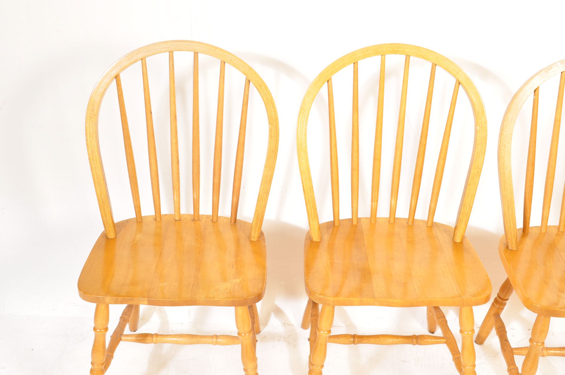 SET OF FOUR FARMHOUSE HOOPBACK CHAIRS - Image 3 of 6