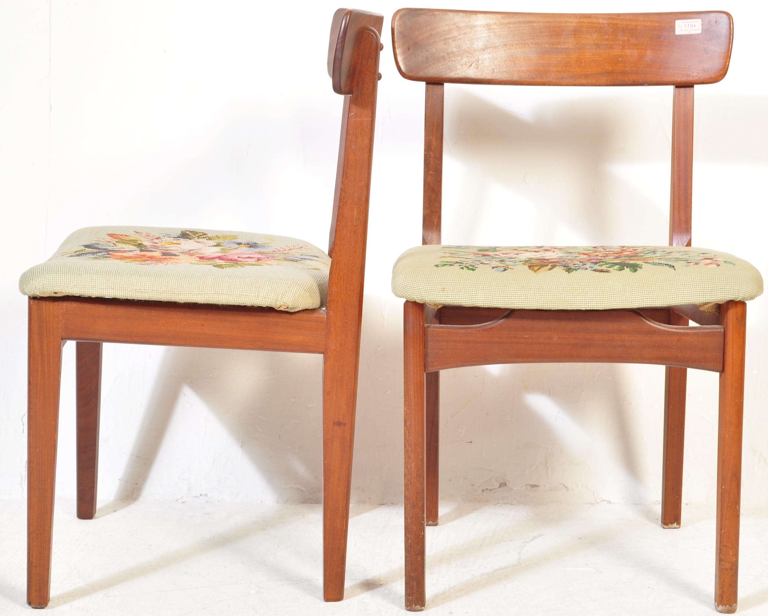 SET OF RETRO 1960S DANISH INFLUENCE DINING CHAIRS - Image 6 of 7