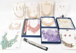 COLLECTION OF BOXED COSTUME JEWELLERY SUITES