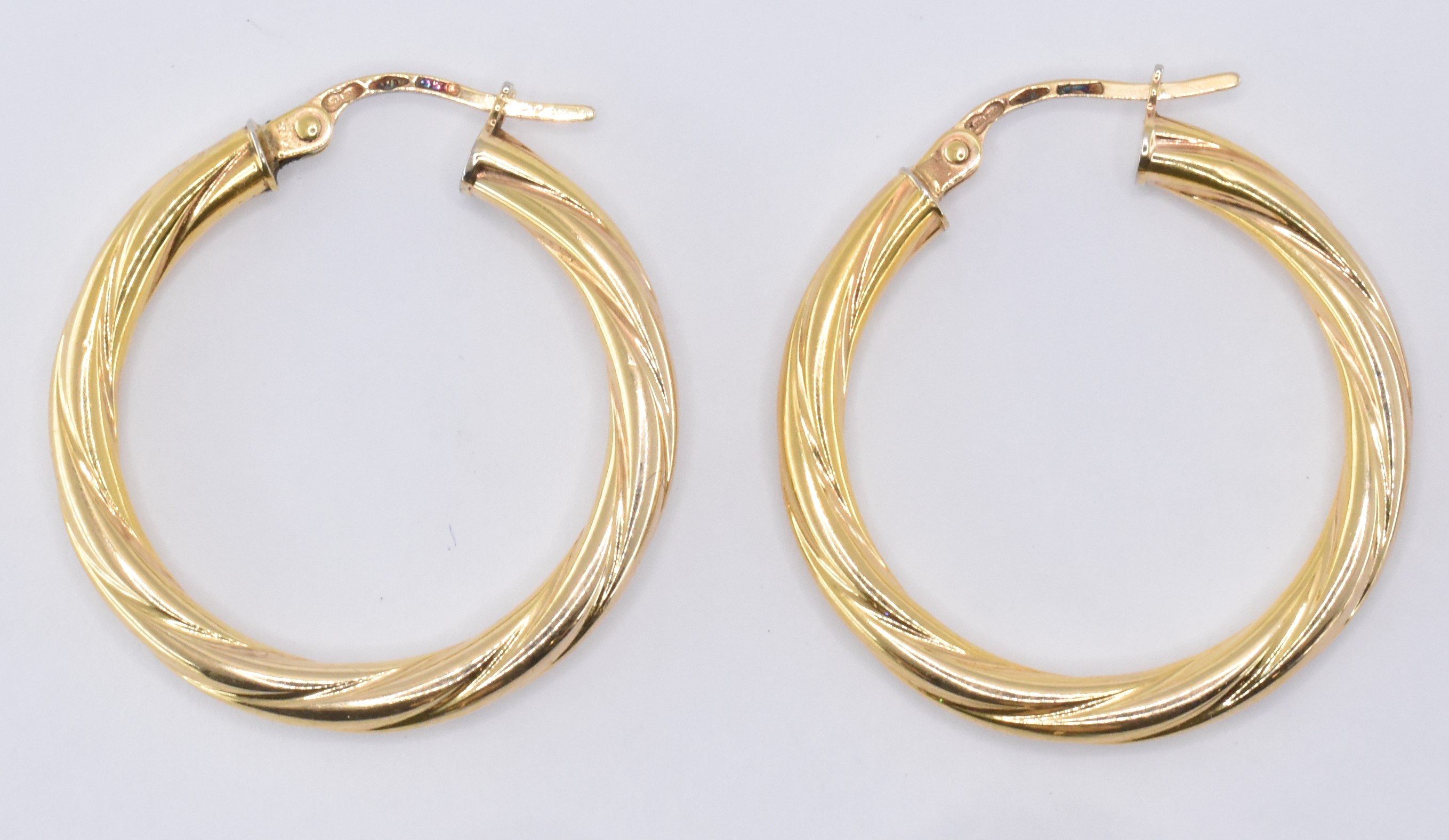 FOUR PAIRS OF 9CT GOLD EARRINGS - Image 2 of 7