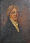 19TH CENTURY OIL ON CANVAS PAINTING PORTRAIT OF TURNER