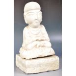 20TH CENTURY CHINESE HAND CARVED STONE FIGURINE