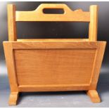 ROBERT 'MOUSEMAN' THOMPSON OAK MAGAZINE RACK