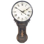 18TH CENTURY MATTHEW HILL CHINOISERIE TAVERN CLOCK