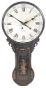 18TH CENTURY MATTHEW HILL CHINOISERIE TAVERN CLOCK