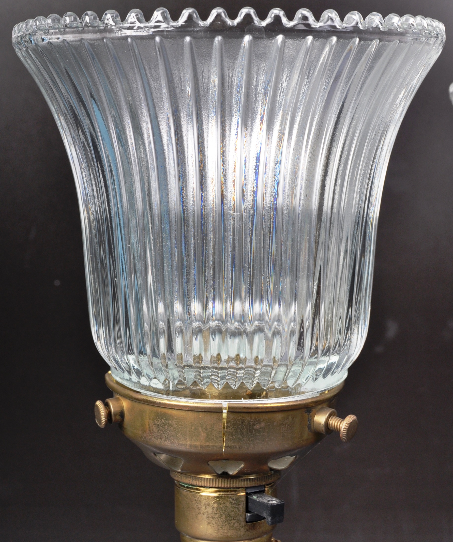 WILLIAM ARTHUR BENSON 1900 PULLMAN TABLE LAMP - Image 2 of 10