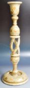 19TH CENTURY PERSIAN KASHMIR CANDLESTICK